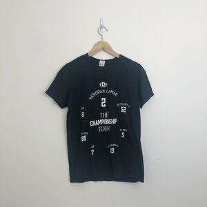 2018 Top Dawg TDE The Championship Tour T Shirt Black Kendrick Lamar Sza Q Sz. S
